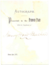 Beecher Henry Ward Signed Page 1871 04-100.jpg